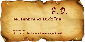 Hellenbrand Diána névjegykártya