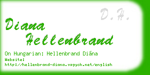 diana hellenbrand business card