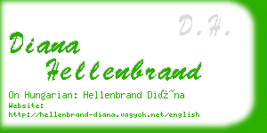 diana hellenbrand business card